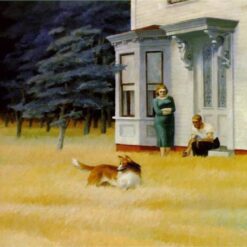 Cape Cod Evening" by Edward Hopper 1939 - Hand-Painted Oil Painting Reproduction | Fine Art Canvas from Dafen Village