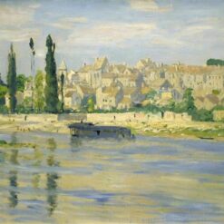 Claude Monet's Carrieres-Saint-Denis 1872 - Original Style Oil Painting Reproduction from Dafen Village Studio