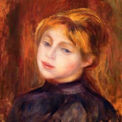 Reproduction of Pierre-Auguste Renoir’s "Catulle Mendès" – Hand-Painted Portrait of French Poet on Canvas | Dafen Village