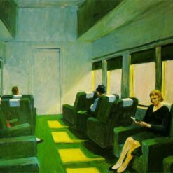 Chair Car" by Edward Hopper 1965 - Hand-Painted Oil Painting Reproduction | Fine Art Canvas from Dafen Village