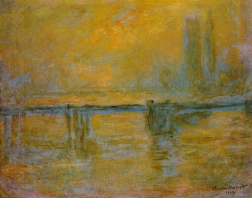 Monet’s Charing Cross Bridge (1901) – Stunning Oil Painting Reproduction from Dafen Village Artists