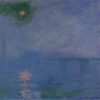 Impressionist Masterpiece: Charing Cross Bridge, Fog on the Thames by Claude Monet - Hand-Painted Oil Painting from Dafen Village