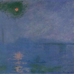 Impressionist Masterpiece: Charing Cross Bridge, Fog on the Thames by Claude Monet - Hand-Painted Oil Painting from Dafen Village