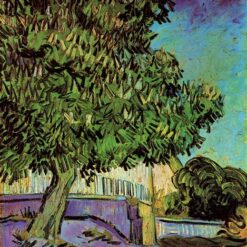 Hand-Painted Van Gogh Chestnut Tree in Blossom 1890 – Beautiful Floral Art by Dafen Village Studio