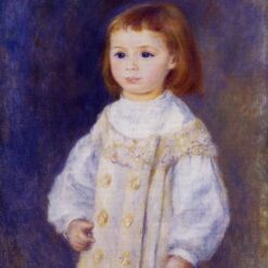 Hand-Painted Reproduction of Pierre-Auguste Renoir’s "Child in a White Dress (Lucie Berard)" (1883) – Custom Oil Painting on Canvas from Dafen Village