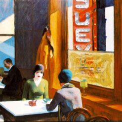 Chop Suey" by Edward Hopper 1929 - Hand-Painted Oil Painting Reproduction | Fine Art Canvas from Dafen Village