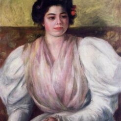 Buy "Christine Lerolle" by Pierre-Auguste Renoir – Elegant Female Portrait Reproduction on Canvas | Dafen Village