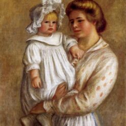 Renoir’s "Claude and Renee (Claude)" – Custom Oil Painting Reproduction of Father and Child Relationship | Dafen Village