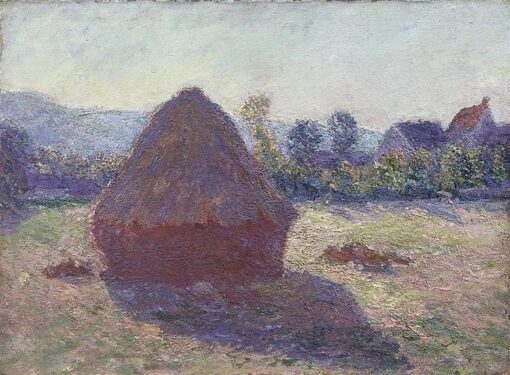 Claude Monet A Haystack in the Evening Sun 1891 | Fine Art Oil Painting Reproduction | Dafen Village Masterpiece