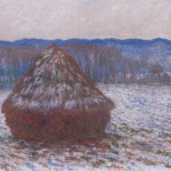 High-Quality Oil Painting of Monet's Stack of Wheat | Capturing the Essence of Impressionism from Dafen Village