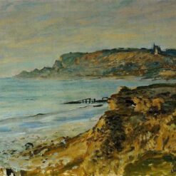Claude Monet Cliff at Sainte-Adresse 1873 – Hand-Painted Impressionist Oil Painting on Canvas, Dafen Village Artistry