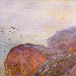 Monet's Cliff near Dieppe (1896) – Stunning Hand-Painted Oil Painting for Home Decor | Dafen Village Artwork