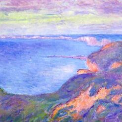 Hand-painted Cliff near Dieppe 2 (1897) by Claude Monet - High-Quality Oil Painting Reproduction from Dafen Village Studio
