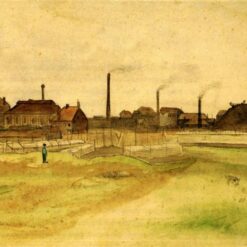 High-Quality Reproduction of Van Gogh’s Coalmine in the Borinage – Vintage 1879 Oil Painting from Dafen Village Studio