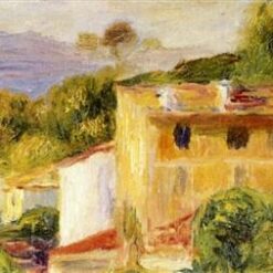 Reproduction of Pierre-Auguste Renoir’s "Coastal Landscape" – Hand-Painted Oil Painting of Natural Beauty | Dafen Village