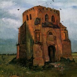 Vincent van Gogh’s Country Churchyard and Old Church Tower (1885) – Stunning Handcrafted Oil Painting from Dafen Village