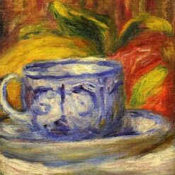 Premium Reproduction of Renoir’s "Cup and Fruit" – Timeless Oil Painting Still Life | Dafen Village
