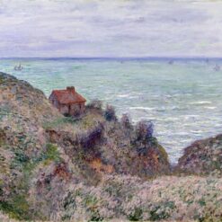 Hand-Painted Reproduction of Claude Monet's Customs House (1882) | Impressionist Artwork for Home Decor