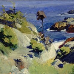 Edward Hopper "Monhegan Landscape" c.1916-1919 - Authentic Oil Painting Reproduction | Elegant Canvas Art from Dafen Village