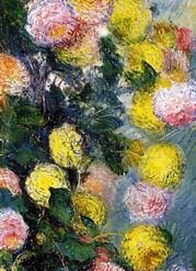 Artistic Dahlias by Claude Monet (1883) - Custom Oil Painting Reproduction from Dafen Village’s Expert Artists
