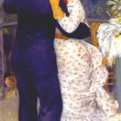 Premium Reproduction of Renoir's "Dance in the Country" – Vibrant Oil Painting of 19th-Century Rural Life | Dafen Village