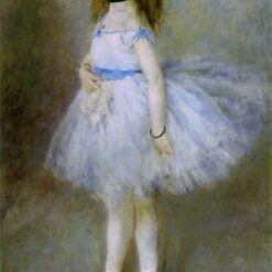 Impressionist Masterpiece: "Dancer" by Renoir – Hand-Painted Oil Painting of a 19th-Century Dance | Dafen Village Studios