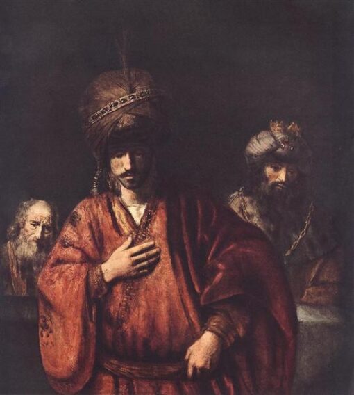 Rembrandt ‘David and Uriah’ (1665) – A Riveting Biblical Narrative of King David’s Guilt