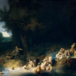 Rembrandt 'Diana Bathing' 1634 – Capturing the Myth of Actaeon and Callisto in Stunning Detail
