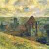 Dieppe by Claude Monet – 1882 Original Oil Painting Reproduction, Coastal Impressionist Landscape Art for Home Decor