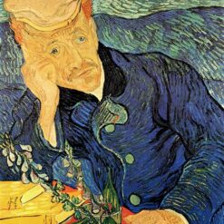 1890 Vincent van Gogh Dr. Paul Gachet - Premium Oil Painting Reproduction from Dafen Village
