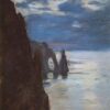 Custom Oil Painting of Etretat, the Needle Rock and Porte d'Aval by Claude Monet – Beautiful Seascape Art – Created by Skilled Dafen Village Artists