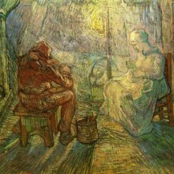 Hand-Painted Evening – The Watch (1889) by Vincent van Gogh, Available as a High-Quality Oil Painting from Dafen Village