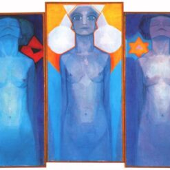 Piet Mondrian 'Evolution' (1910-1911) – Geometric Abstract Oil Painting for Contemporary Art Lovers