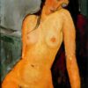 Female nude Amedeo Modigliani Date: c.1916; Paris, France
