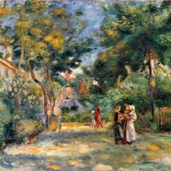 Pierre-Auguste Renoir "Figures in a Garden" (1880) Oil Painting Reproduction – Hand-painted Masterpiece from Dafen Village