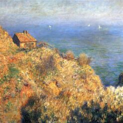 High-Quality Fisherman's House at Varengeville (1882) Monet Oil Painting – Custom Reproduction by Expert Dafen Village Artist