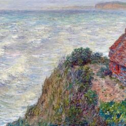 Dafen Village’s Impressionist Replica of Fisherman's House in Petit-Ailly (1882) by Claude Monet – Authentic Hand-Painted Oil Art