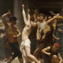 Custom Oil Painting of Bouguereau's "Flagellation of Our Lord Jesus Christ" | Elegant 1880 Artwork from Dafen Village