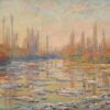 Custom Claude Monet Floating Ice on the Seine (1880) Oil Painting | Dafen Village Studio's Expert Craftsmanship