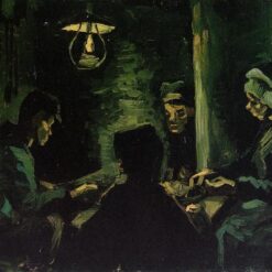 Authentic Oil Painting Reproduction of Four Peasants at a Meal by Vincent van Gogh - Dafen Village Art Studio