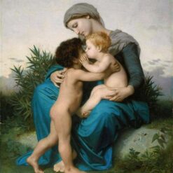 Order Custom Oil Painting of "Fraternal Love" by William-Adolphe Bouguereau | Dafen Village Studio