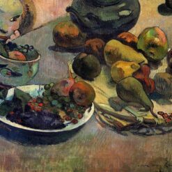 Fruits" by Paul Gauguin 1888 - Hand-Painted Oil Painting Reproduction | Fine Art Canvas from Dafen Village