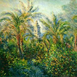 Impression of Morning, Garden in Bordighera by Claude Monet - Custom Oil Painting Reproduction, Dafen Village Studio