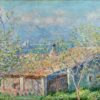 Authentic Impressionist Oil Painting of Gardener's House at Antibes by Claude Monet (1888), Handcrafted in Dafen Village
