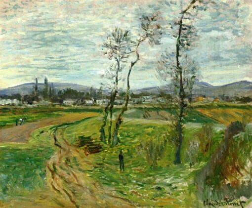 Exclusive Custom Oil Painting of Gennevilliers Plain by Claude Monet, 1877 – Dafen Village Studio Quality Reproduction