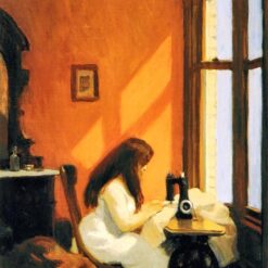 Buy Edward Hopper’s "Girl at a Sewing Machine" 1921 - Premium Oil Painting Reproduction | Custom Handcrafted Canvas Art