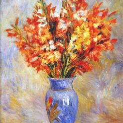 Pierre-Auguste Renoir "Gladioli" (1884) Oil Painting Reproduction – Hand-painted Masterpiece from Dafen Village