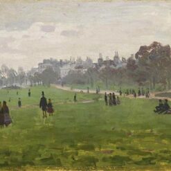 Claude Monet 1871 Green Park in London Oil Reproduction – Handcrafted Art from Dafen Village