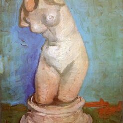 Hand-Painted 1886 Vincent van Gogh Gypsum Torso Oil Painting | Custom Art from Dafen Village Studio