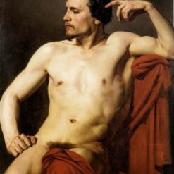 Reproduction of Bouguereau’s "Half Length Figure" | High-Quality Hand-painted Oil Art for Sale